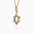 Diamond Star of David Pendant