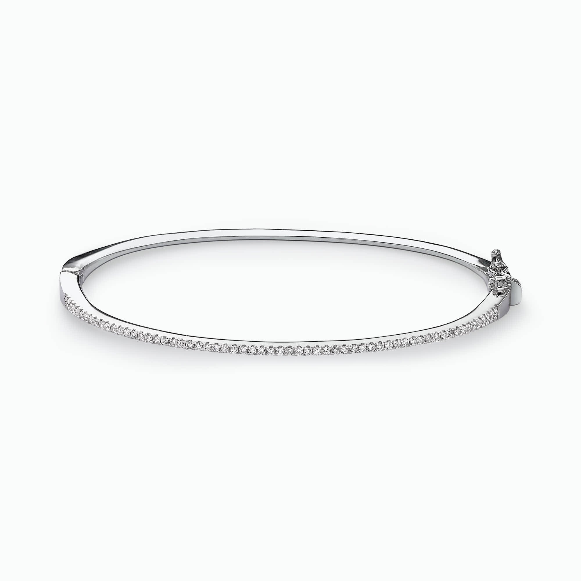 0.30Ct Diamonds in 14K White Gold Bracelet