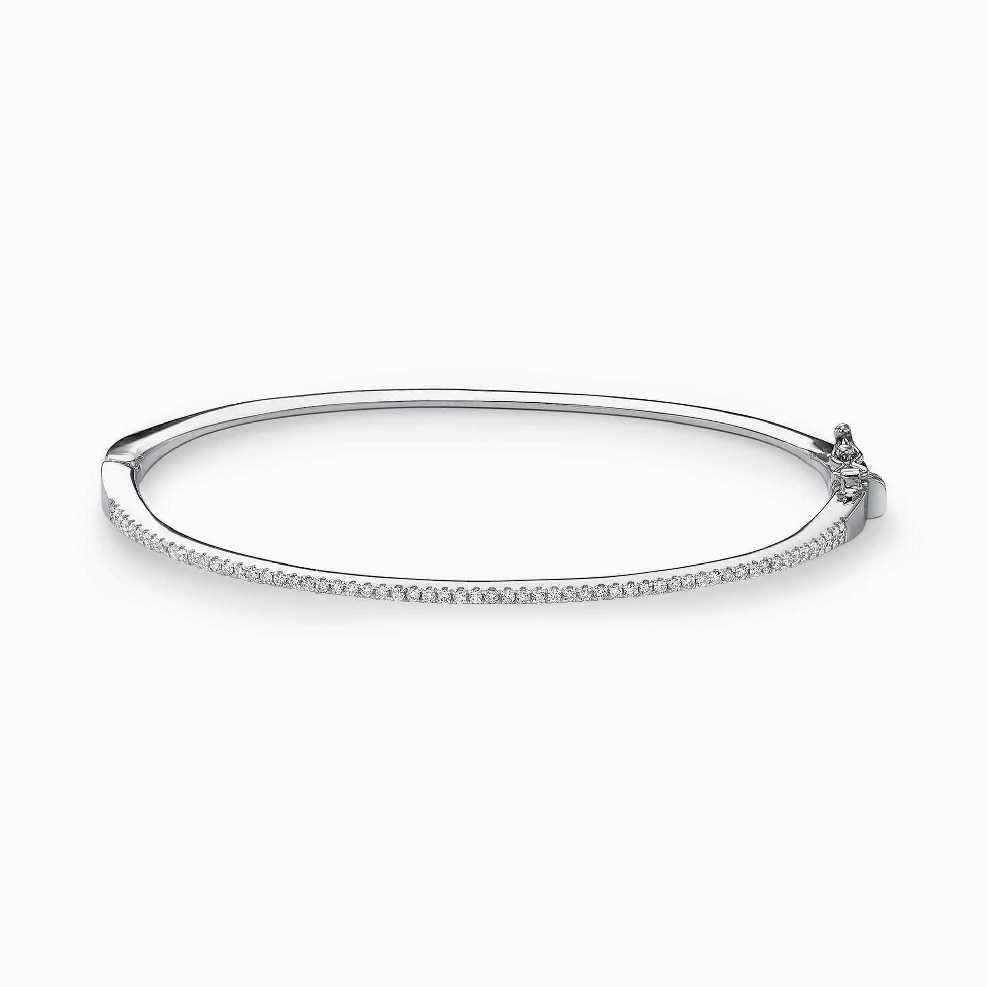 0.30Ct Diamonds in 14K White Gold Bracelet