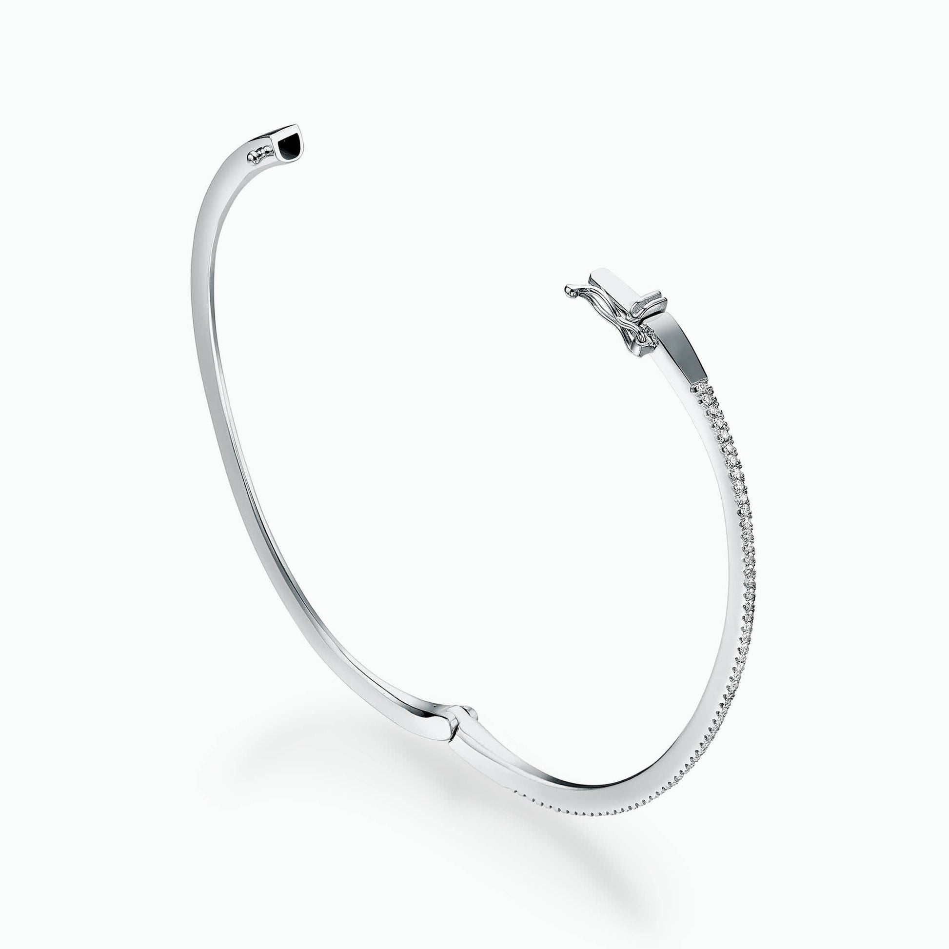 0.30Ct Diamonds in 14K White Gold Bracelet