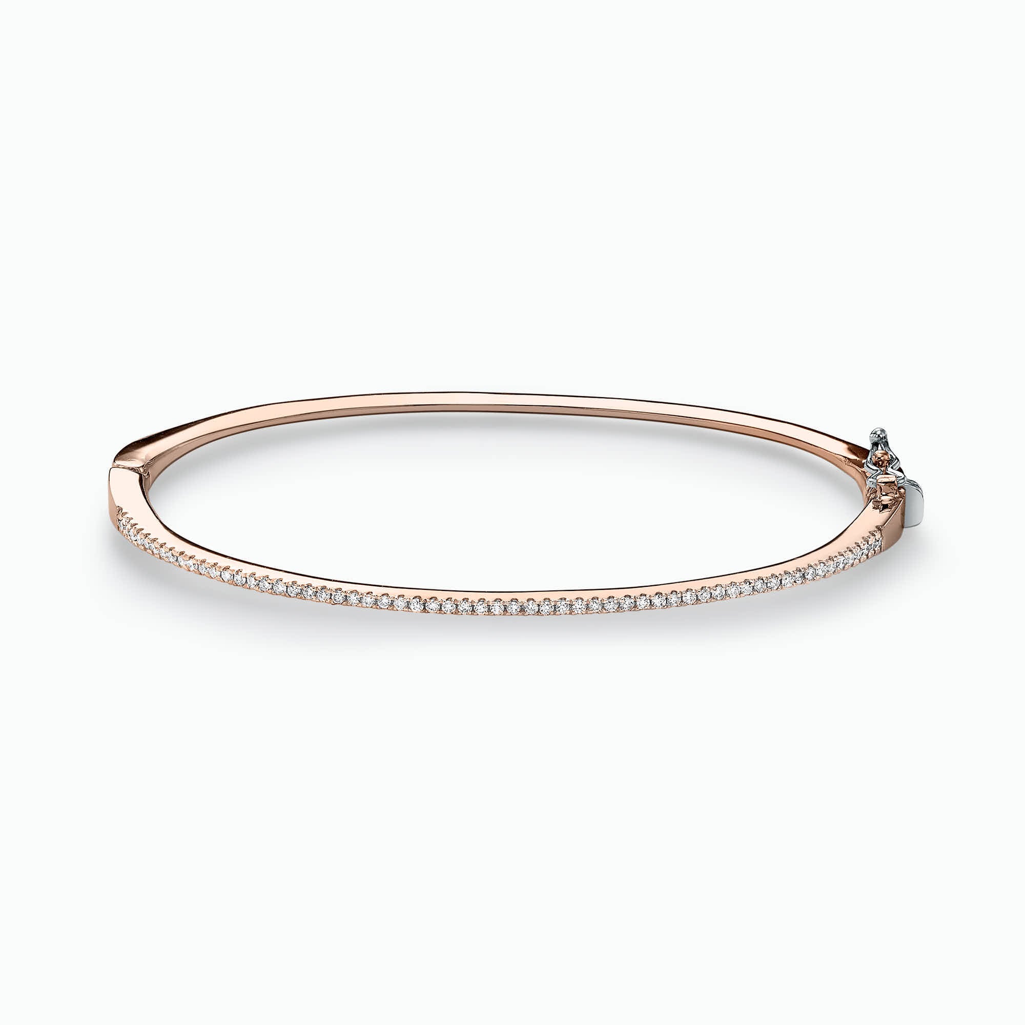 0.30Ct Diamonds in 14K Rose Gold Bracelet