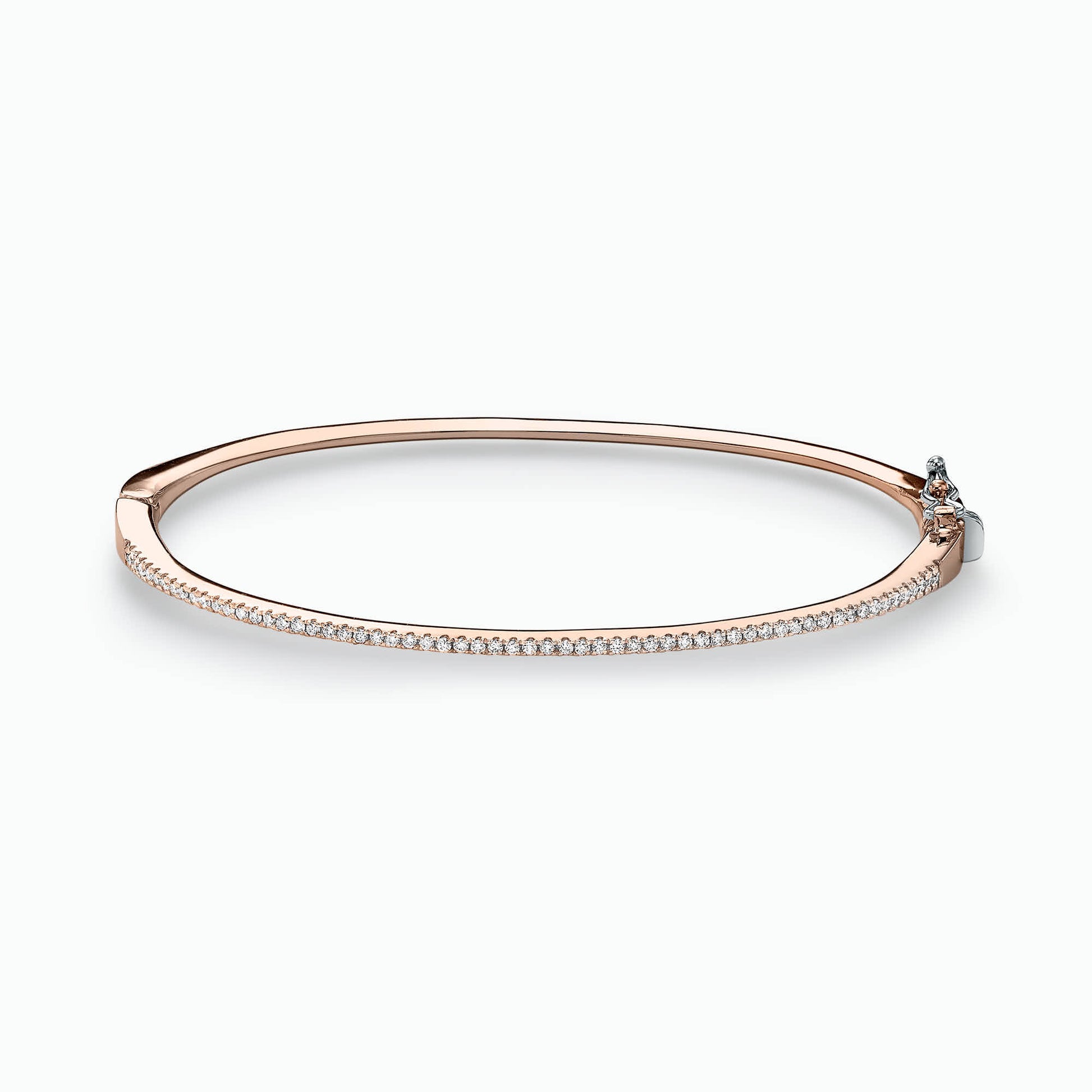 0.30Ct Diamonds in 14K Rose Gold Bracelet