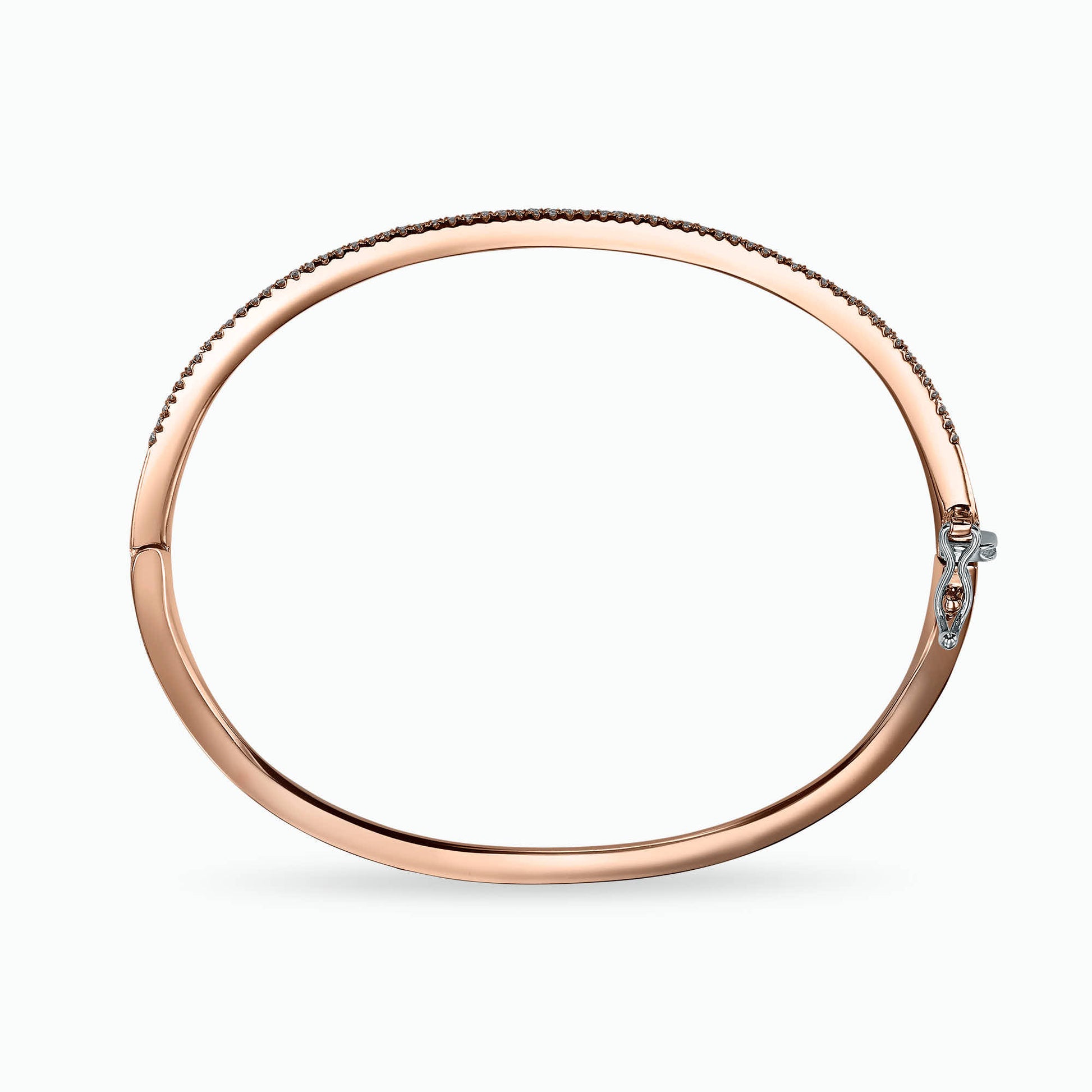 0.30Ct Diamonds in 14K Rose Gold Bracelet