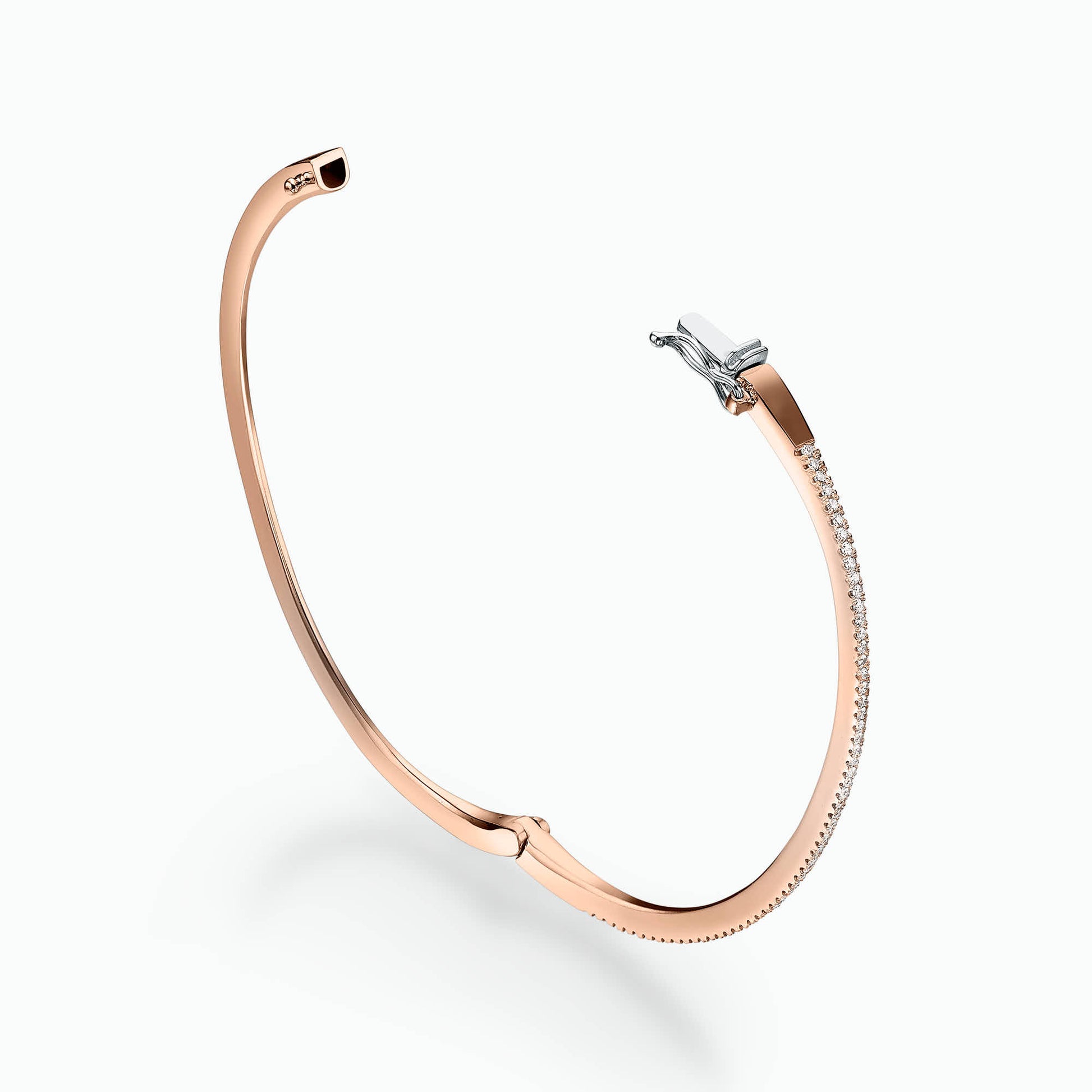 0.30Ct Diamonds in 14K Rose Gold Bracelet