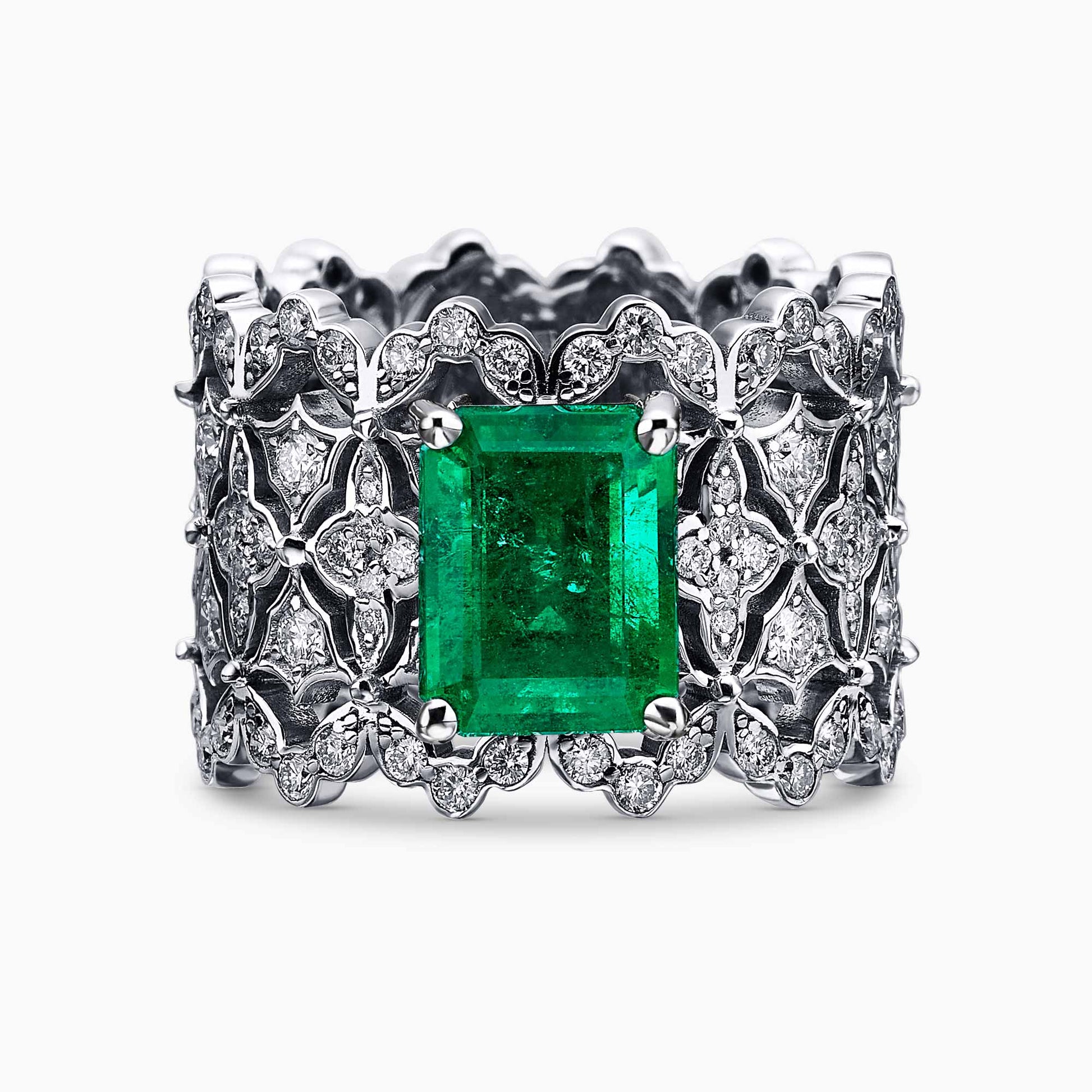 Diamond and Gem Stone Ring