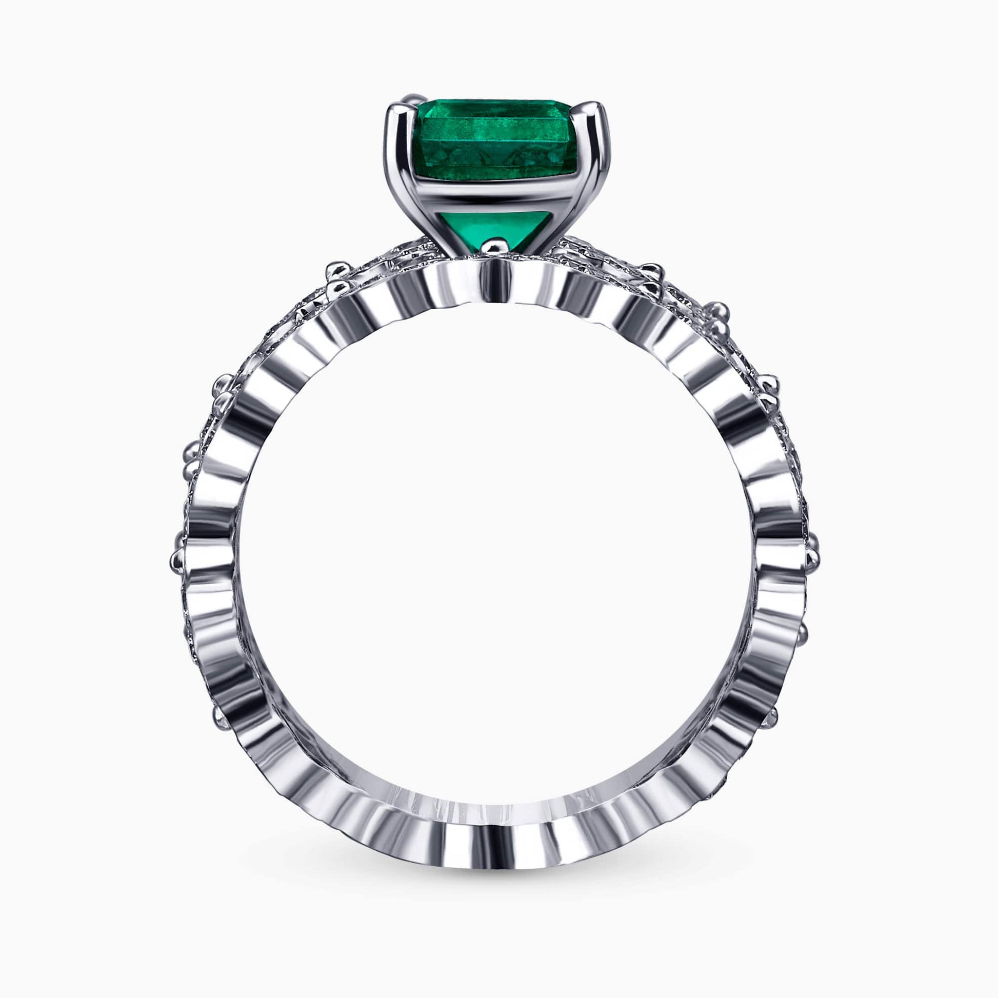 Diamond and Gem Stone Ring