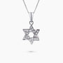 Diamond Star of David Pendant