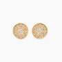 0.19Ct. Diamond Earrings mounted in 14K Yellow Gold