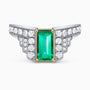 Diamond and Gem Stone Ring