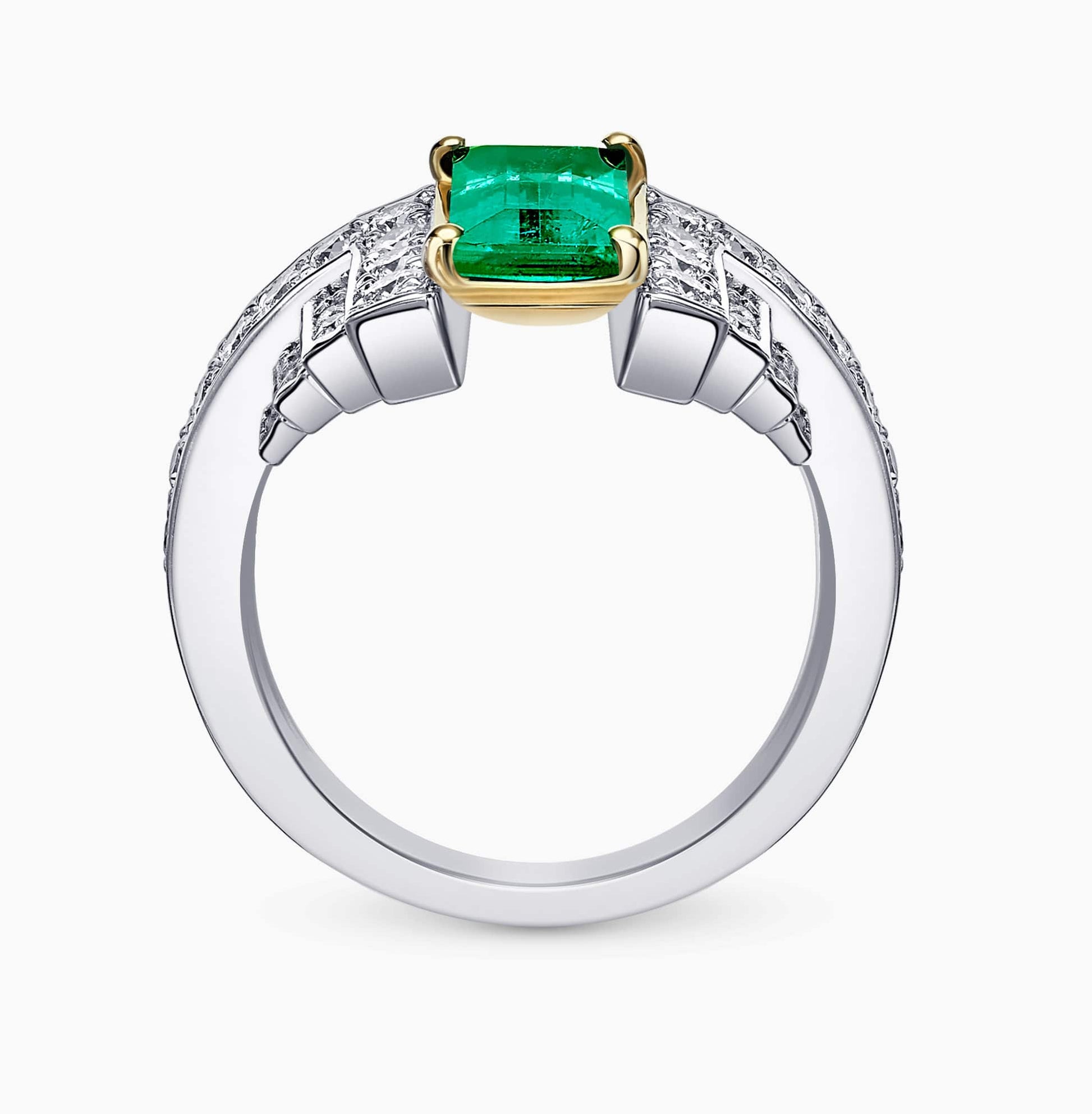 Diamond and Gem Stone Ring