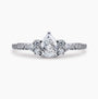 0.30Ct. Pear Shaped Diamond, with 0.25Ct. Diamond setting