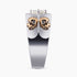 Diamond Skull Ring for Men