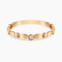 0.14Ct. Diamonds mounted in a 14K Yellow Gold Ring
