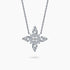 0.68Ct. (Total Weight) Marquise Cut Diamond Flower Shaped
