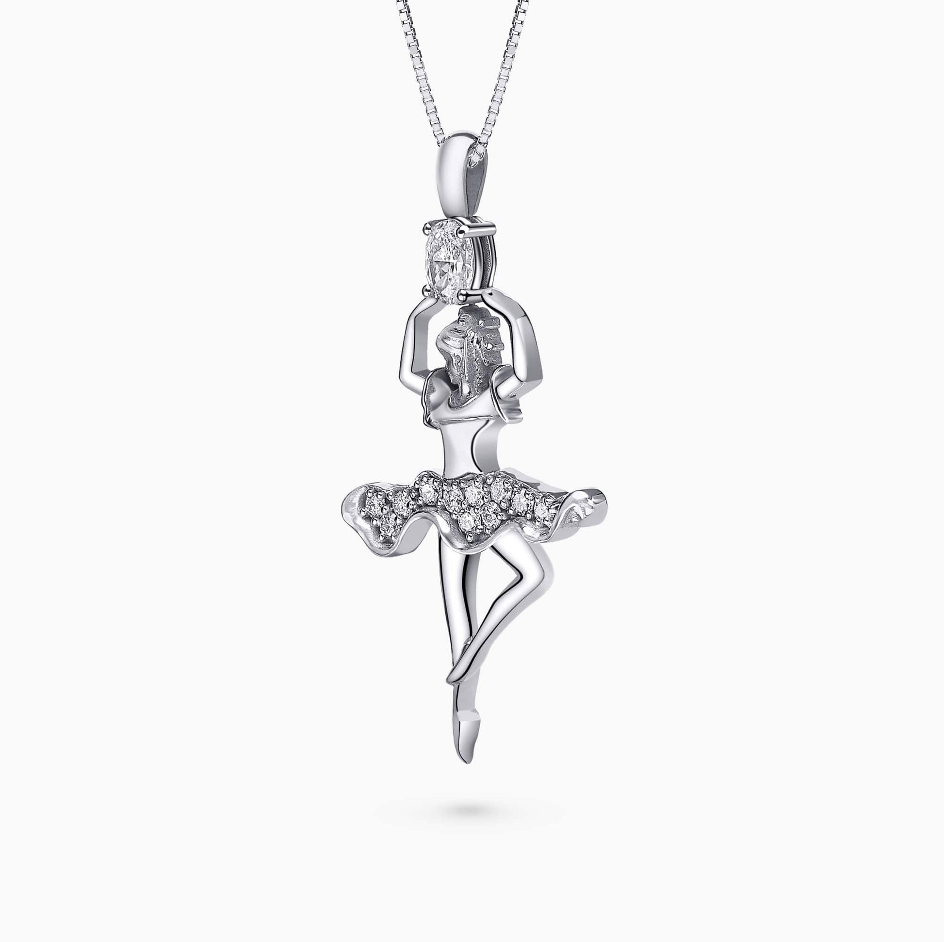 Ballerina Diamond Pendant