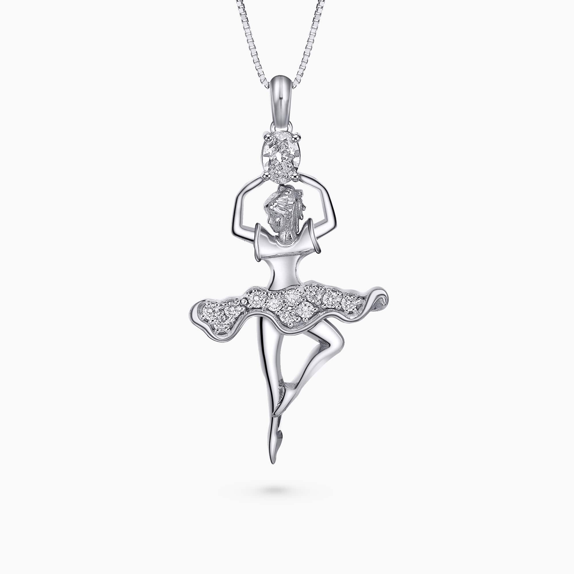 Ballerina Diamond Pendant