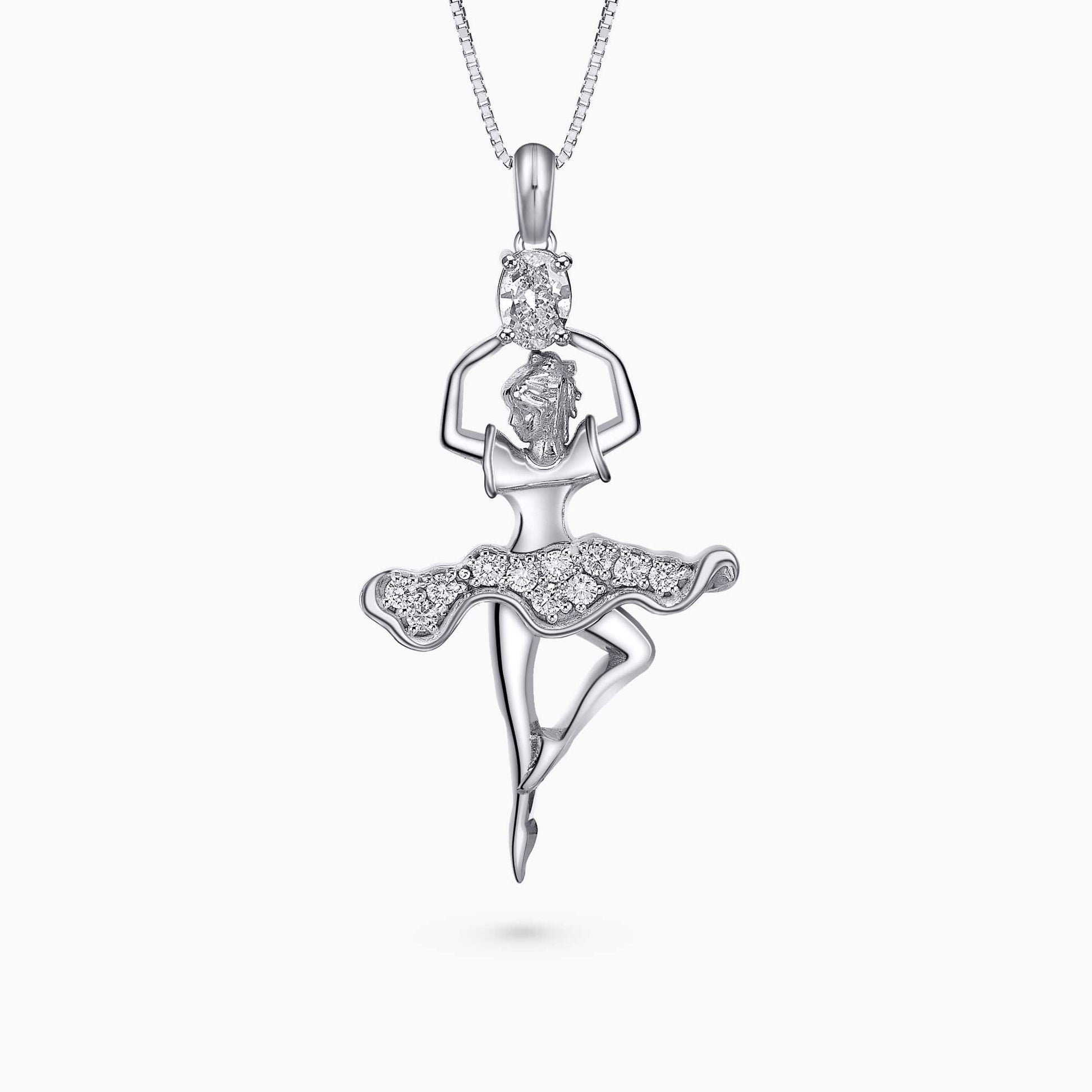 Ballerina Diamond Pendant