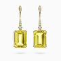 Diamond and Gem Stones Earrings