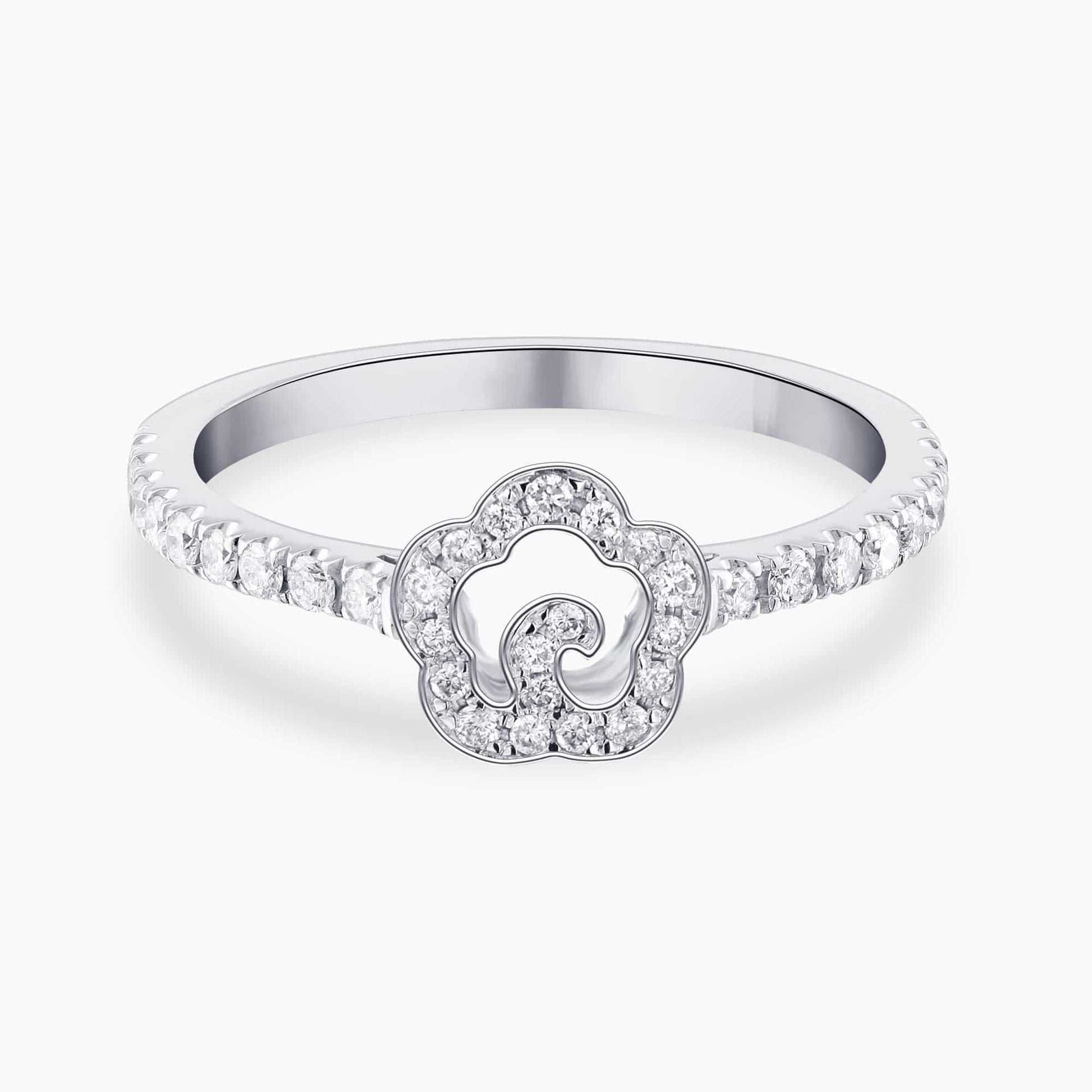 0.33Ct. Diamonds in 14K White Gold Ring
