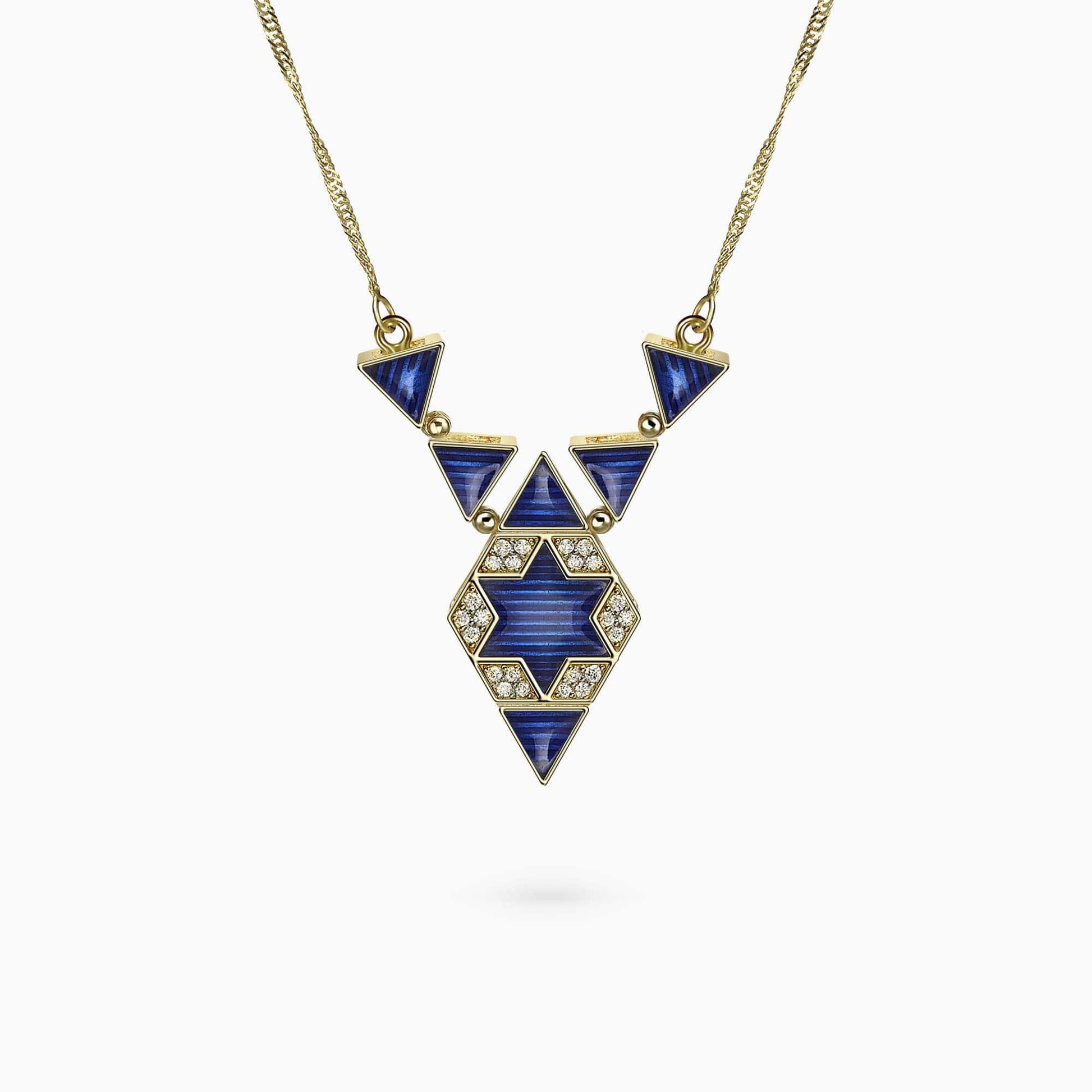 Diamond Star of David Pendant