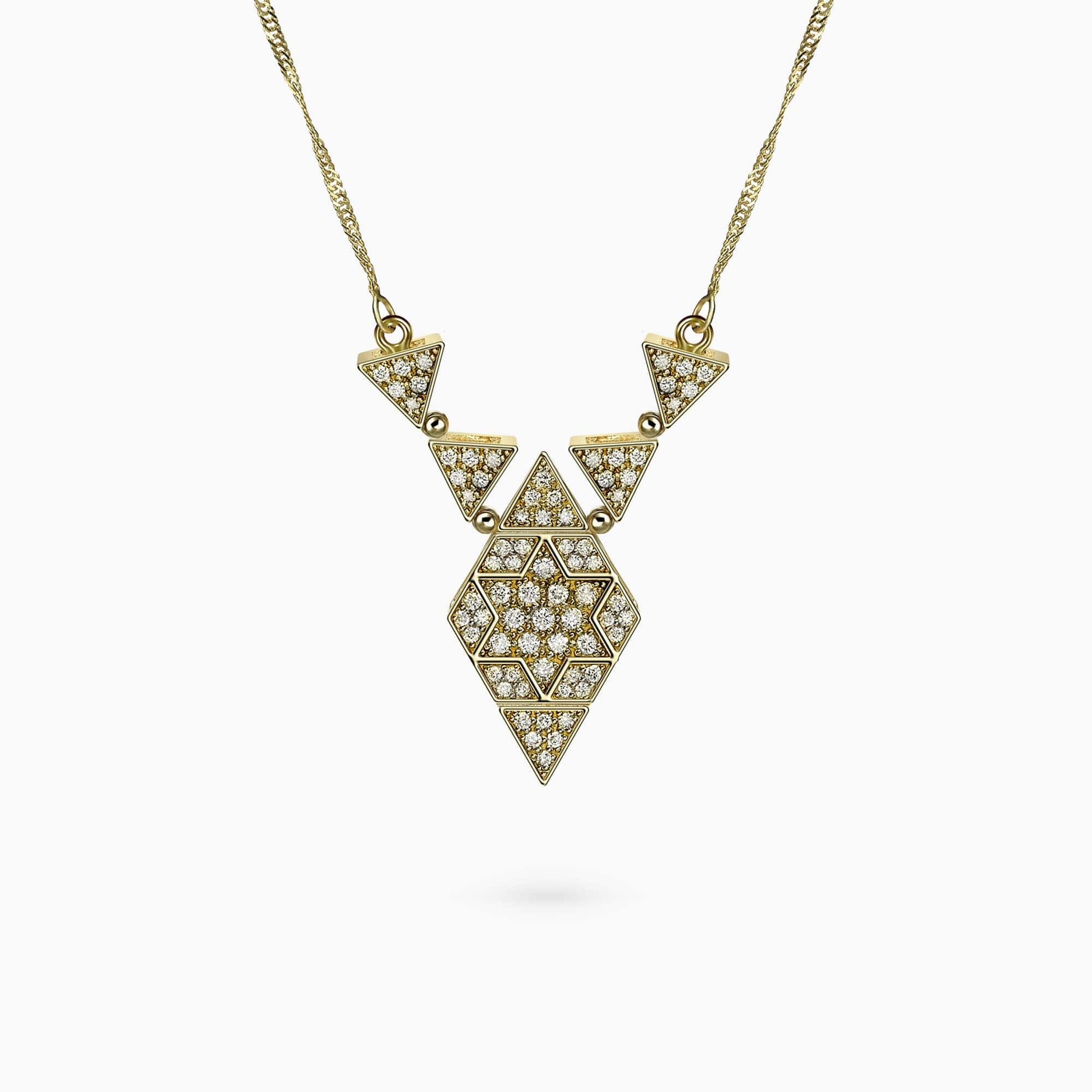 Diamond Star of David Pendant