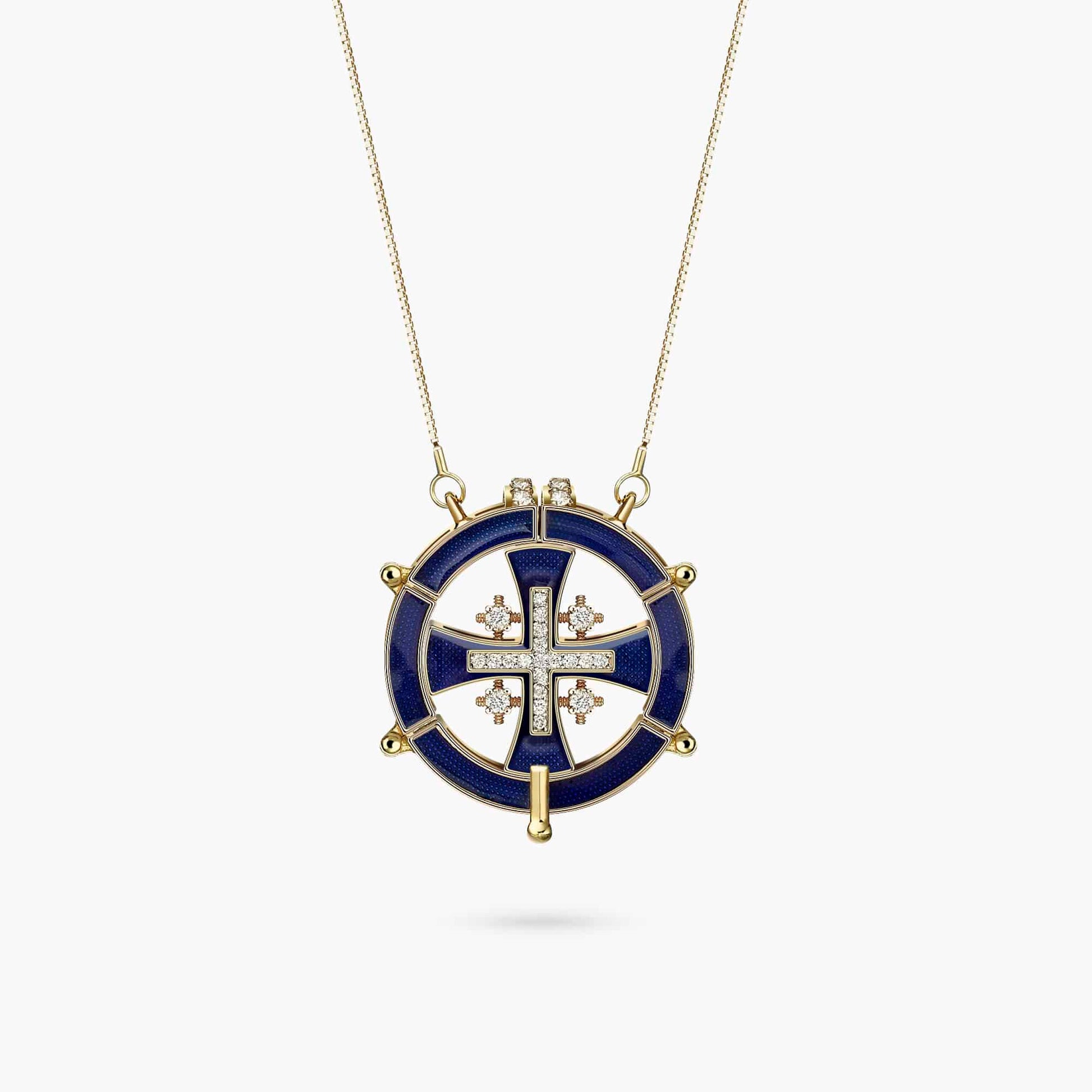 Diamond Cross Pendant- 4 Shapes
