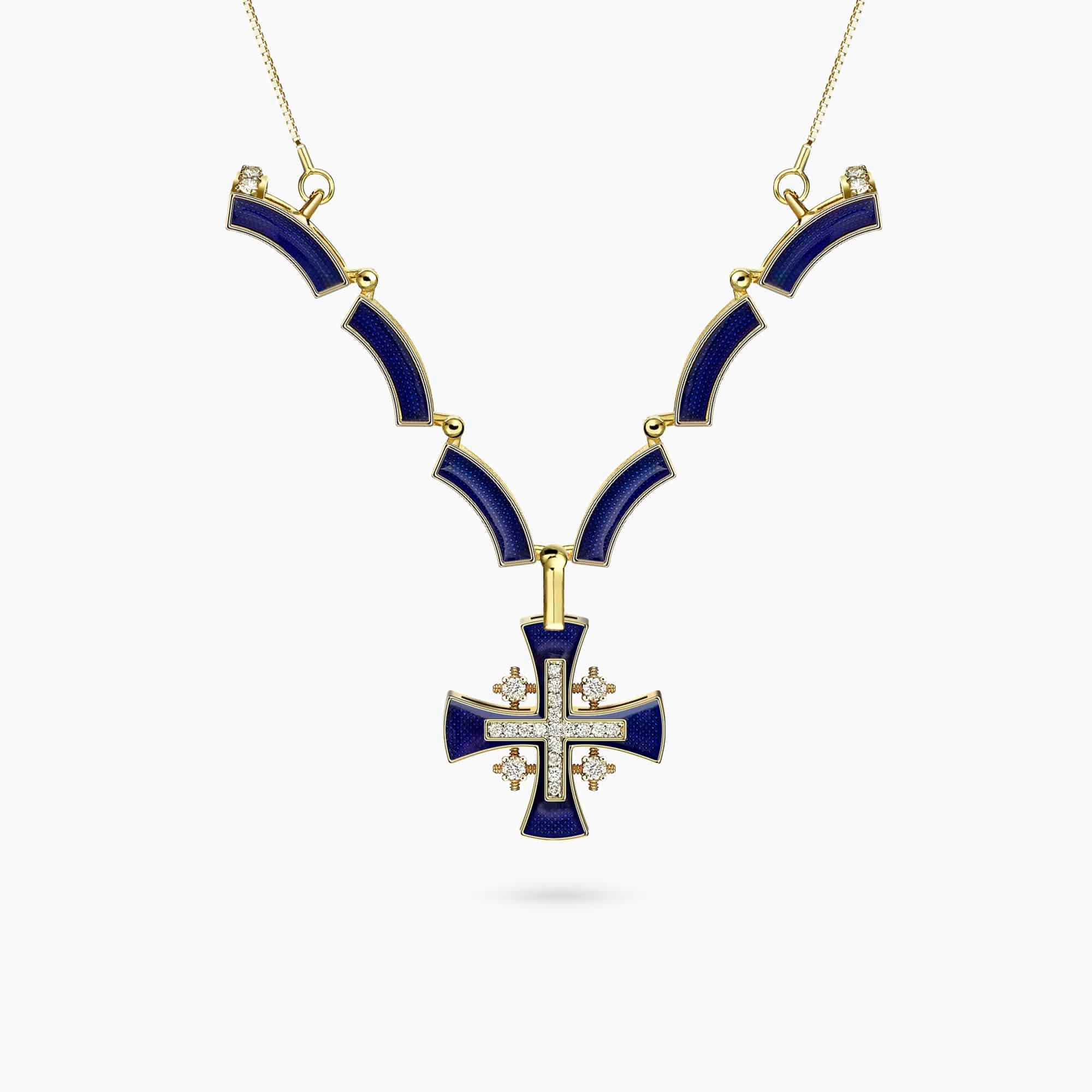 Diamond Cross Pendant- 4 Shapes