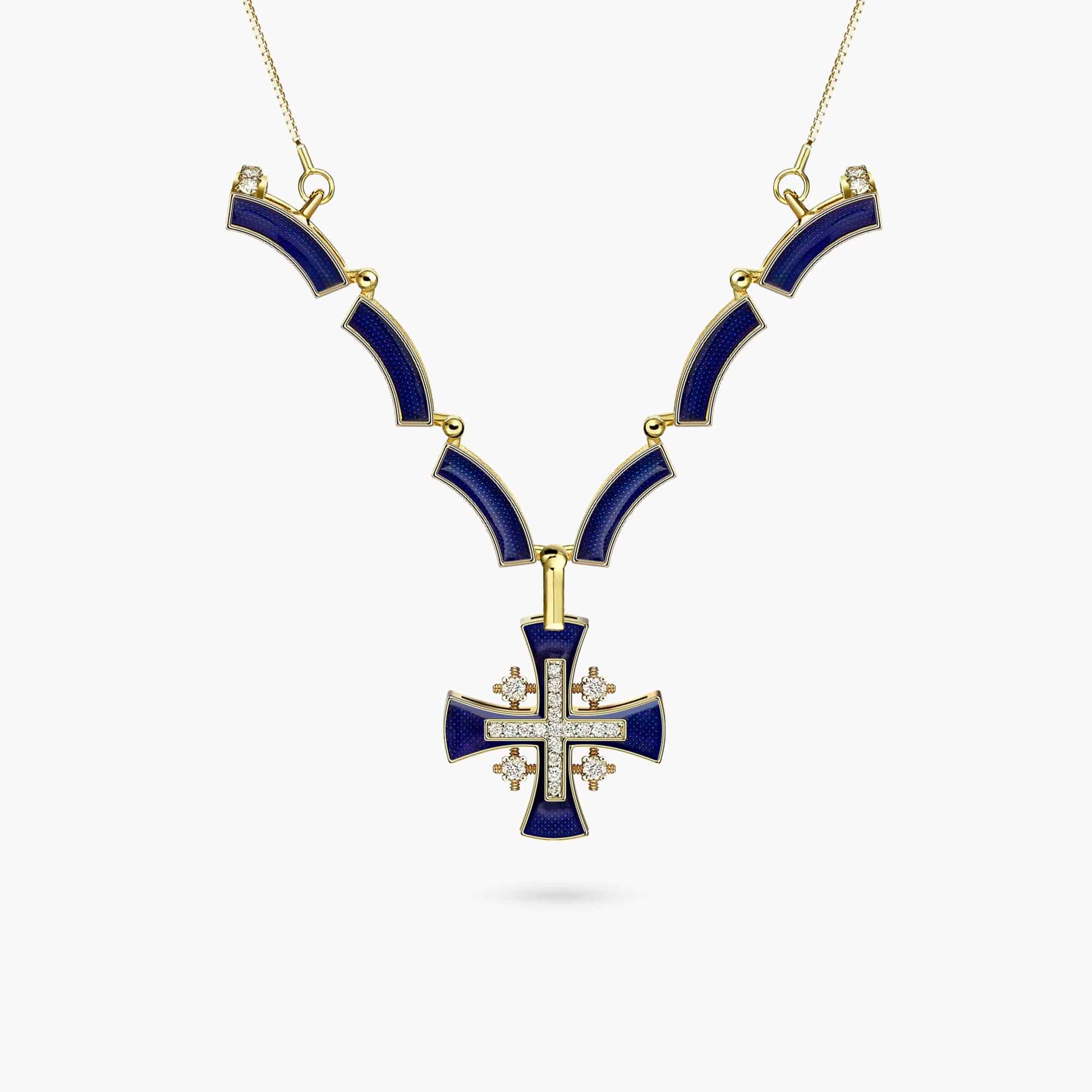 Diamond Cross Pendant- 4 Shapes