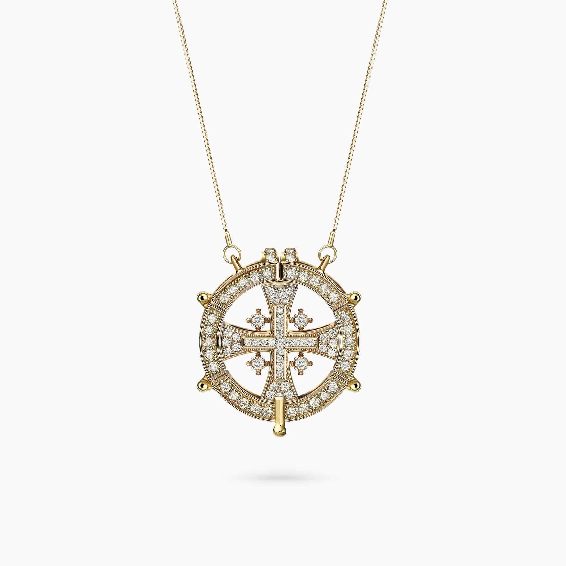 Diamond Cross Pendant- 4 Shapes