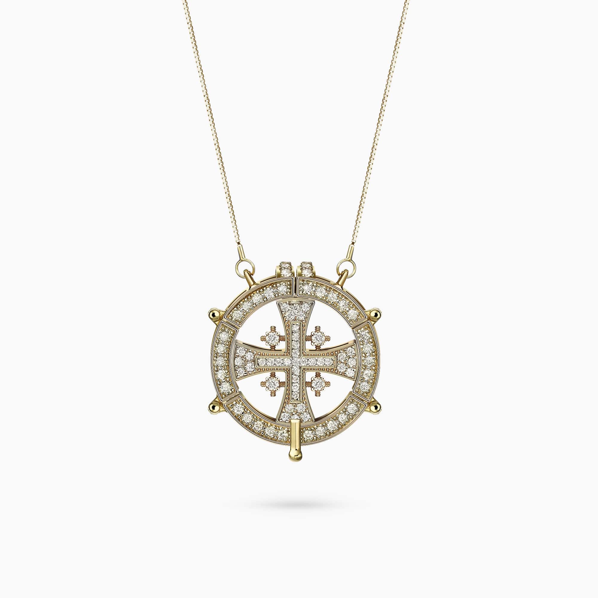 Diamond Cross Pendant- 4 Shapes