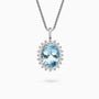 Diamond and Gem Stone Pendant