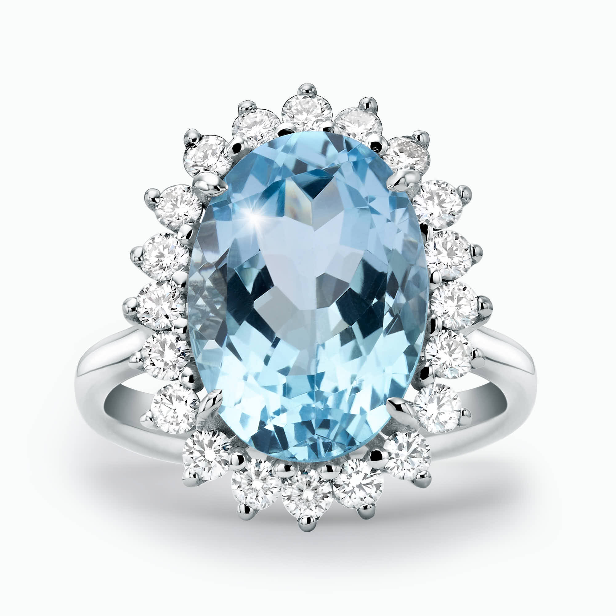 Diamond and Gem Stone Ring