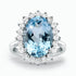 Diamond and Gem Stone Ring