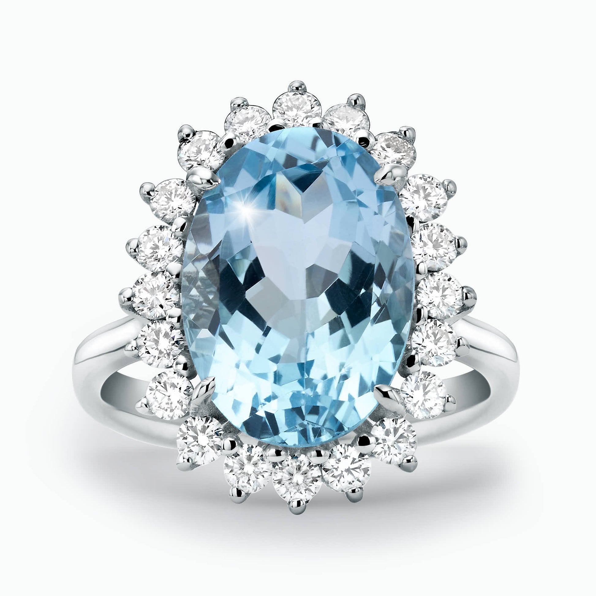 Diamond and Gem Stone Ring