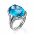 Diamond and Gem Stone Ring
