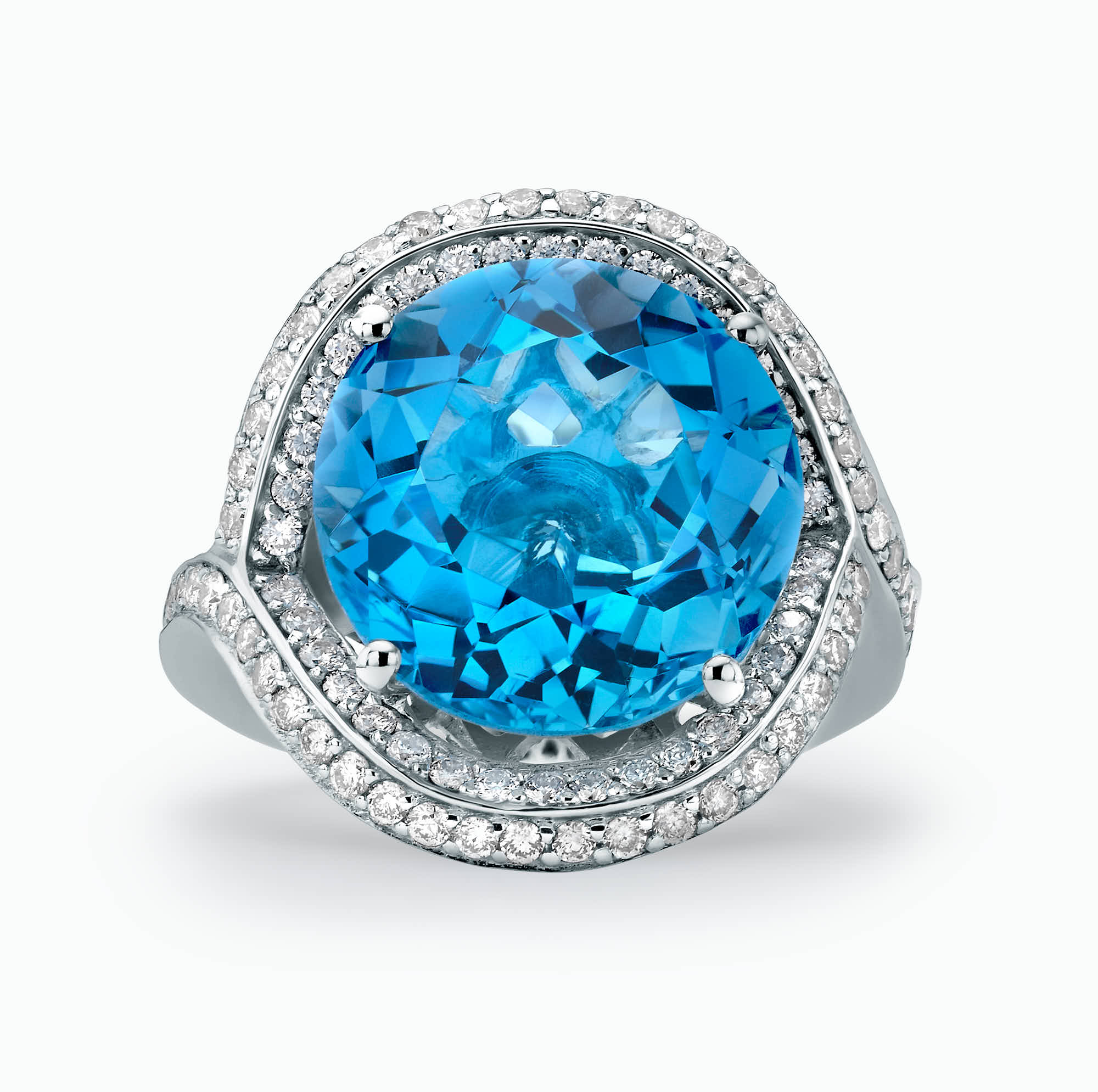 Diamond and Gem Stone Ring