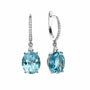 Diamond and Gem Stone Earrings