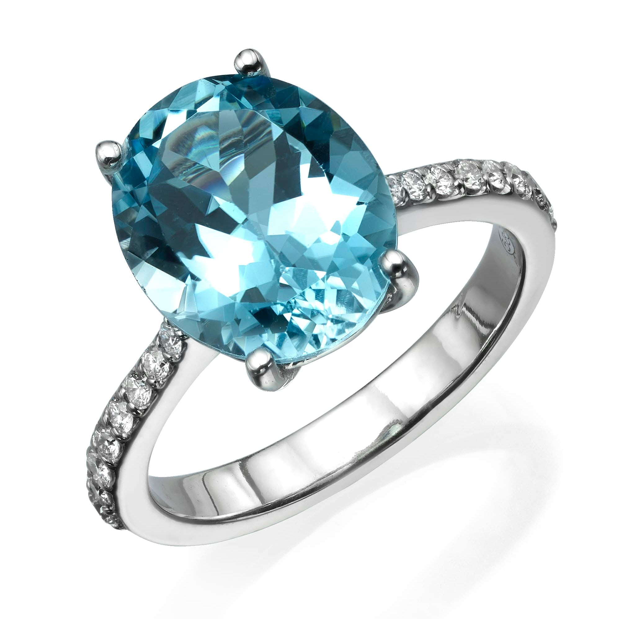 Diamond and Gem Stone Ring