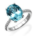Diamond and Gem Stone Ring
