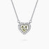 0.66Ct. Fancy Light Green-Yellow Heart Shaped Diamond with