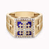 Diamond Jerusalem Cross Ring