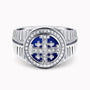 Diamond Jerusalem Cross Ring