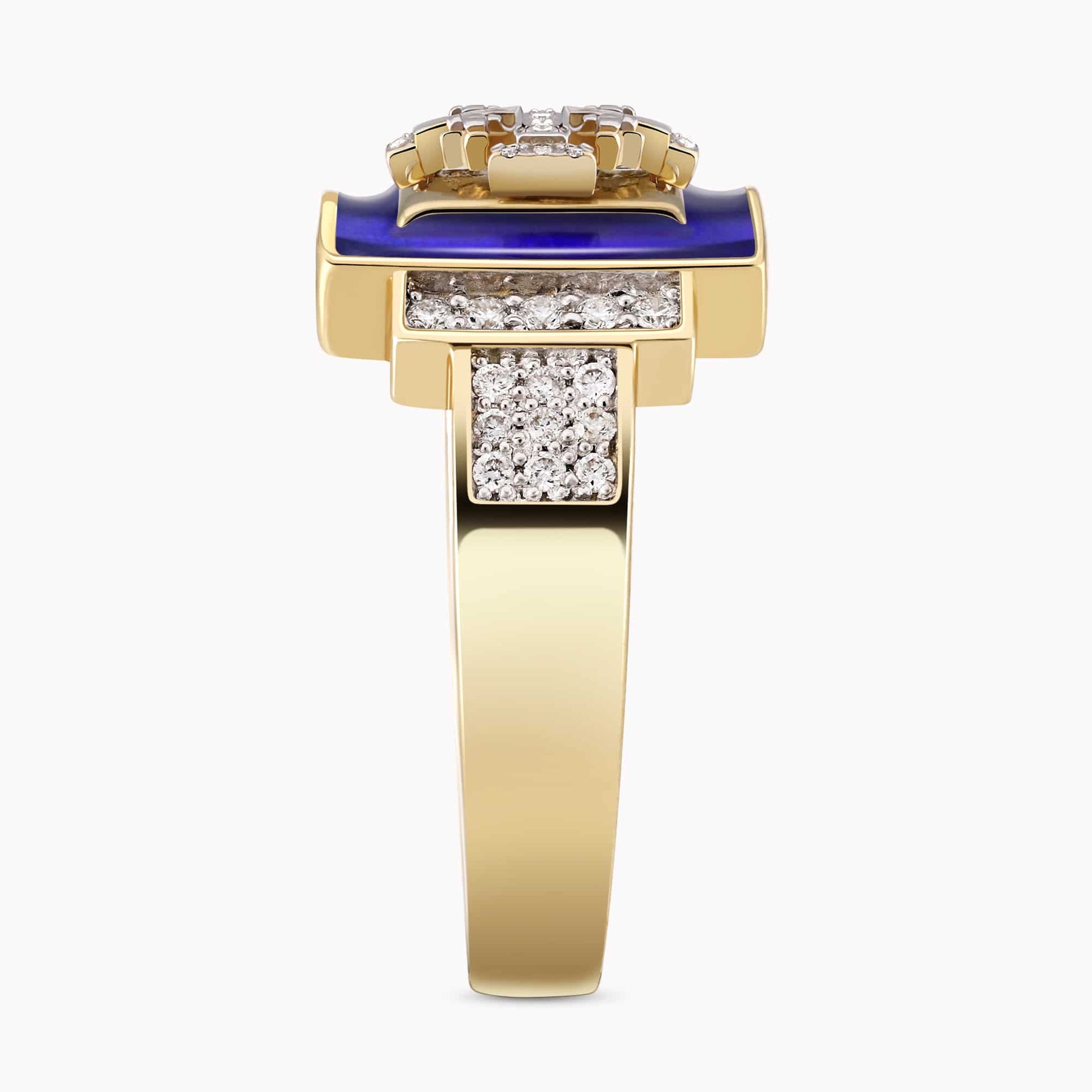 Diamond Jerusalem Cross Ring