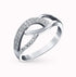0.18Ct. Diamonds set in a 14K White Gold Ring
