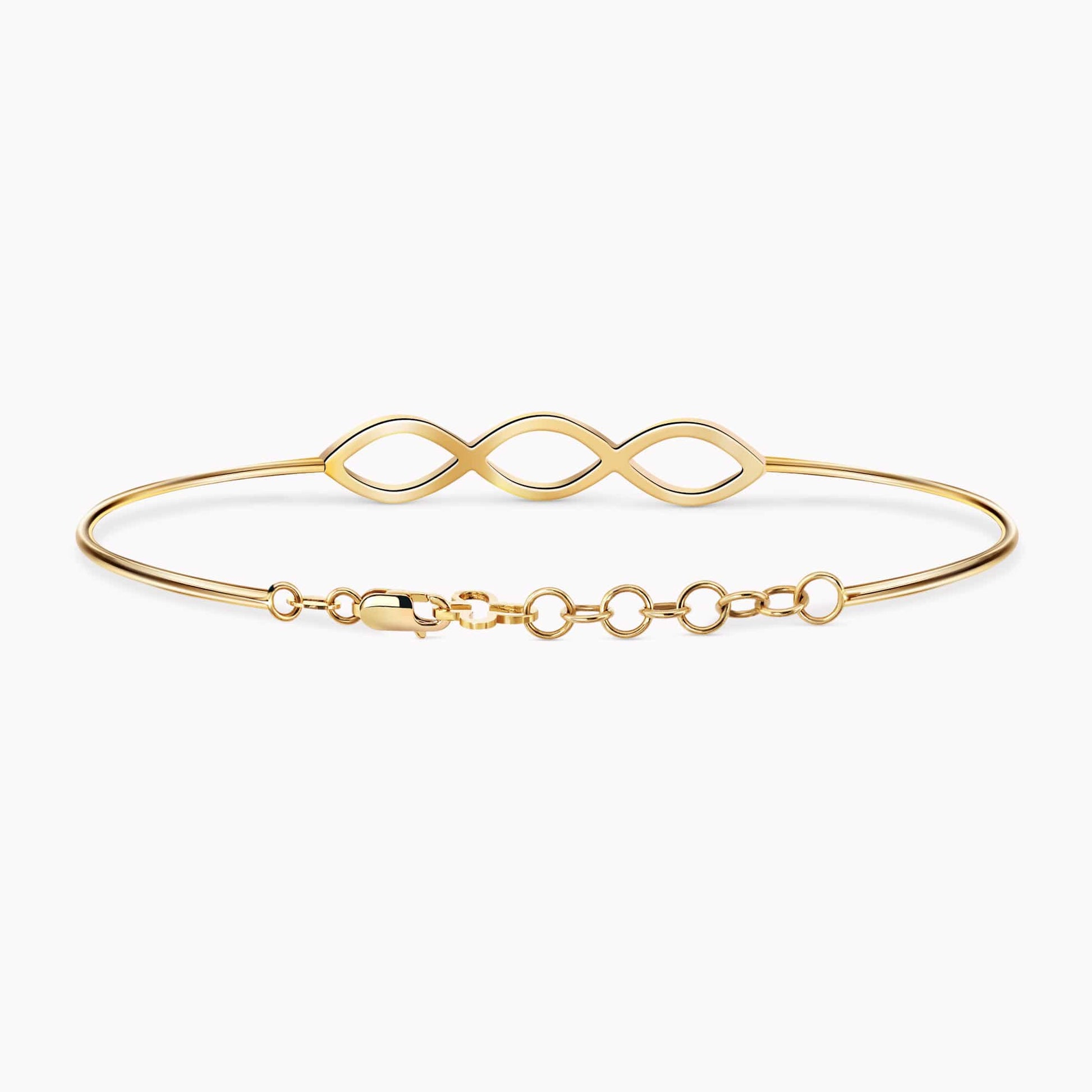 0.31Ct Diamonds in 14K Yellow Gold Bracelet