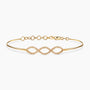 0.31Ct Diamonds in 14K Yellow Gold Bracelet