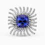 Diamond and Gem Stone Ring
