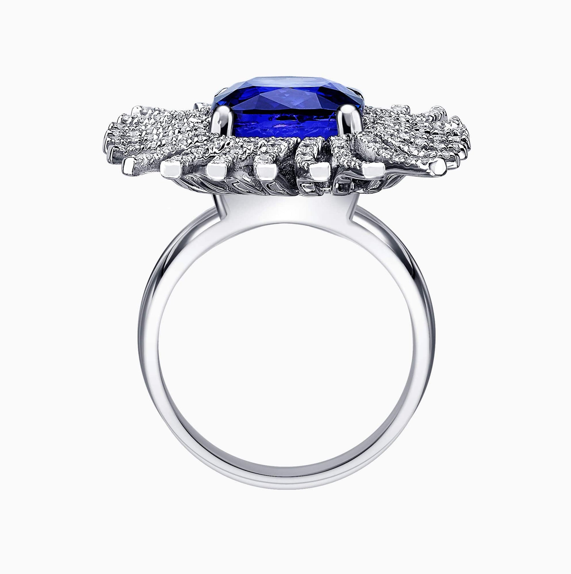 Diamond and Gem Stone Ring