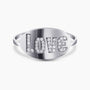 14K White Gold "Love" Ring with 0.30Ct. Diamond