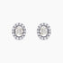 0.54Ct. Oval cut center Diamonds with 0.14Ct Diamond
